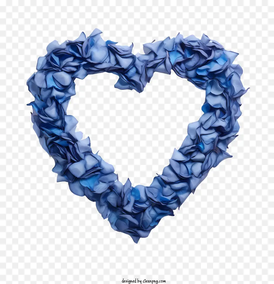 Pétales De Rose Bleue，Bleu PNG