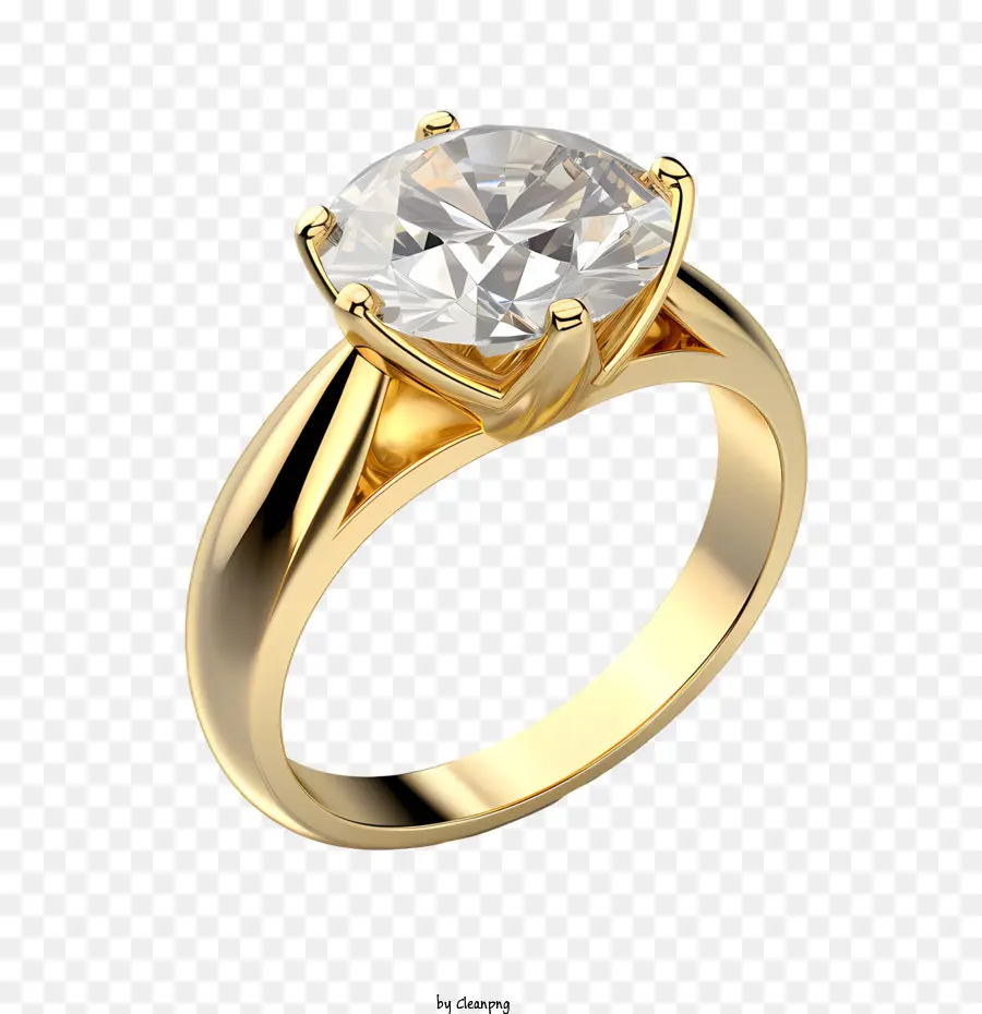 Bague En Diamant，Anneau PNG