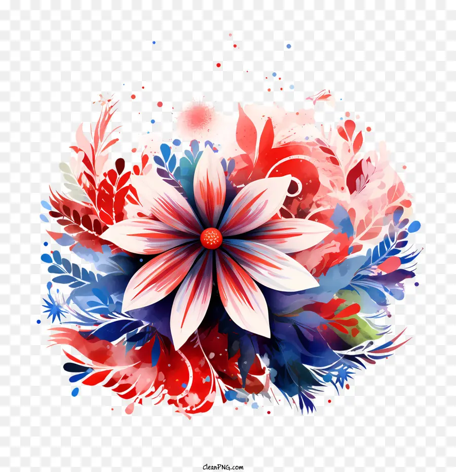 Fête De L'indépendance Du Costa Rica，Fleur PNG