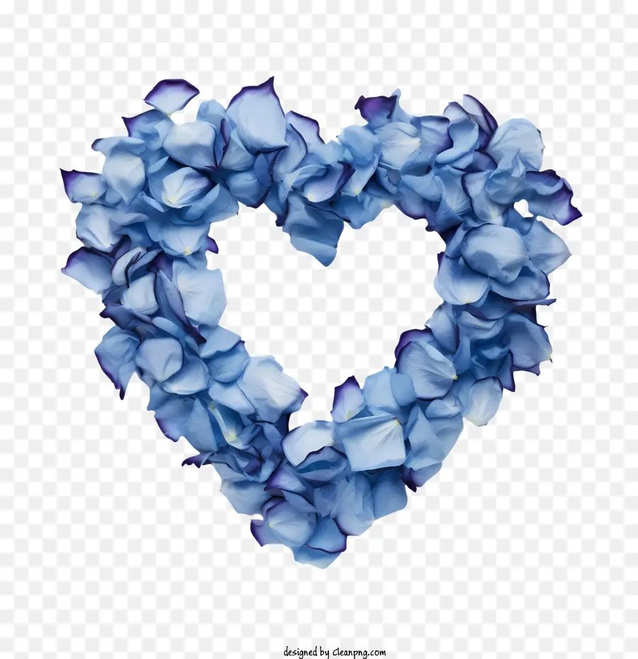 Pétales De Rose Bleue，Fleurs PNG