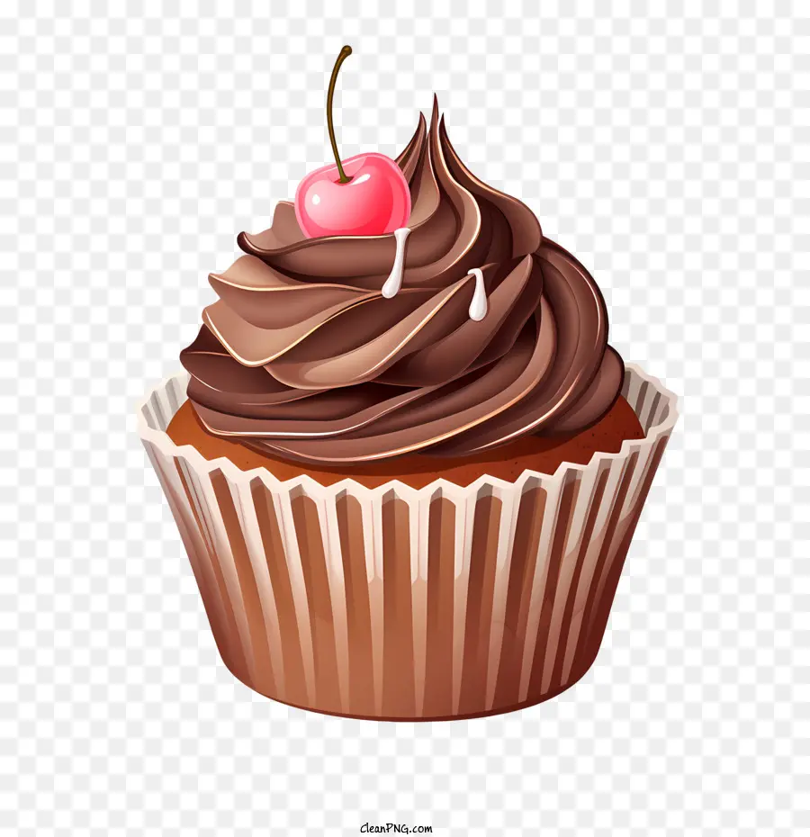 Journée Des Cupcakes Au Chocolat，Petit Gâteau Au Chocolat PNG