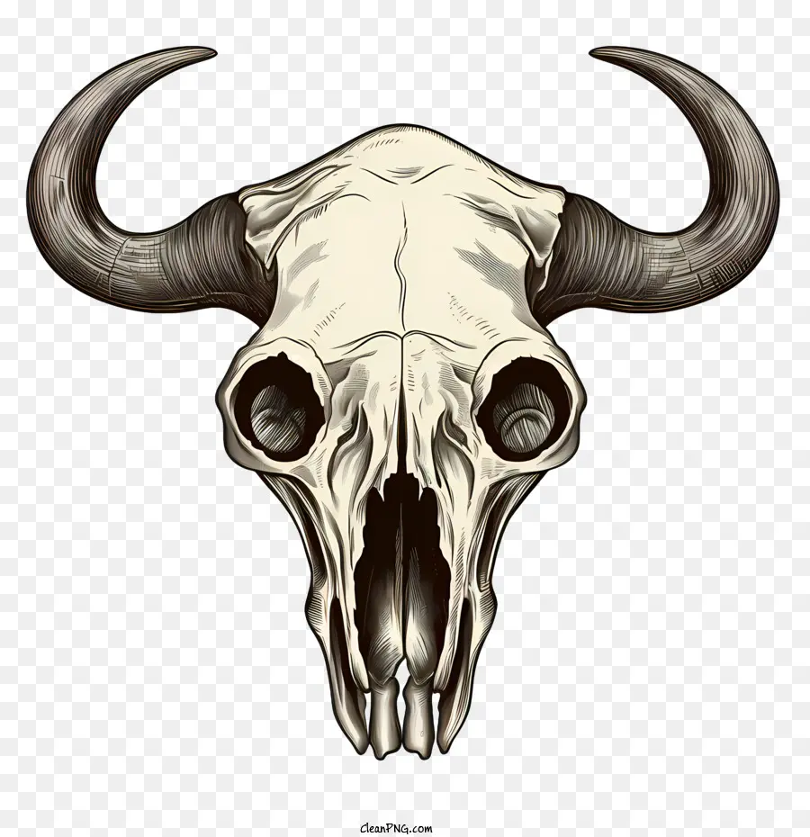 Bull Crâne，Crâne PNG