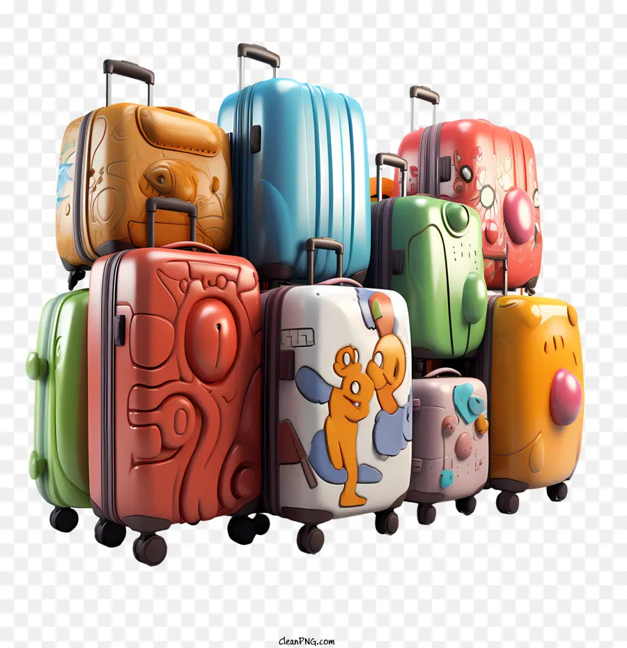 Valise，Caricatures PNG