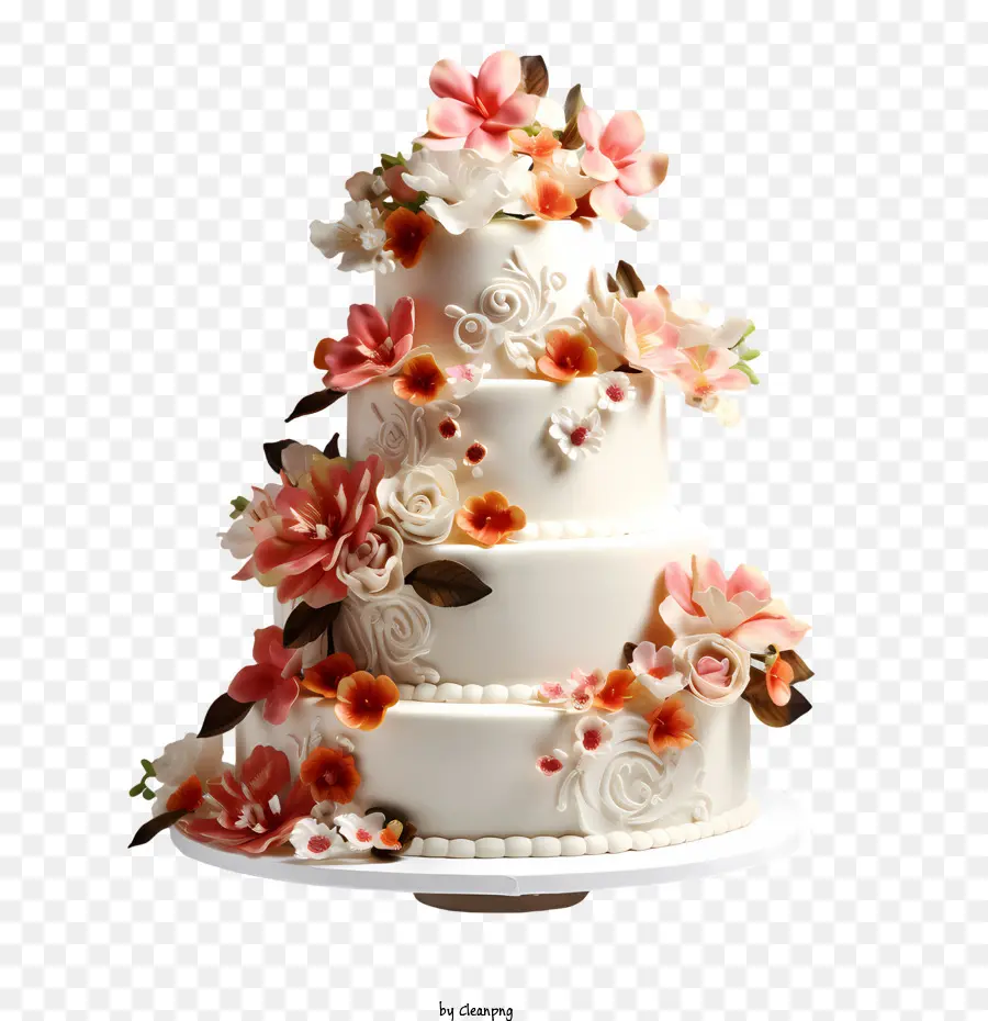 Gâteau De Mariage，Blanc PNG