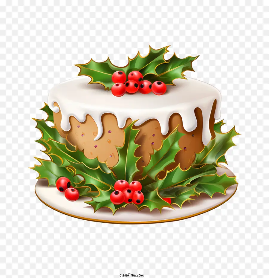 Gâteau De Noël，Cerise PNG