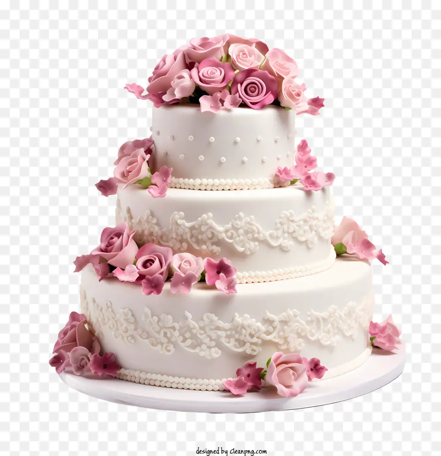 Gâteau De Mariage，Gâteau Blanc PNG