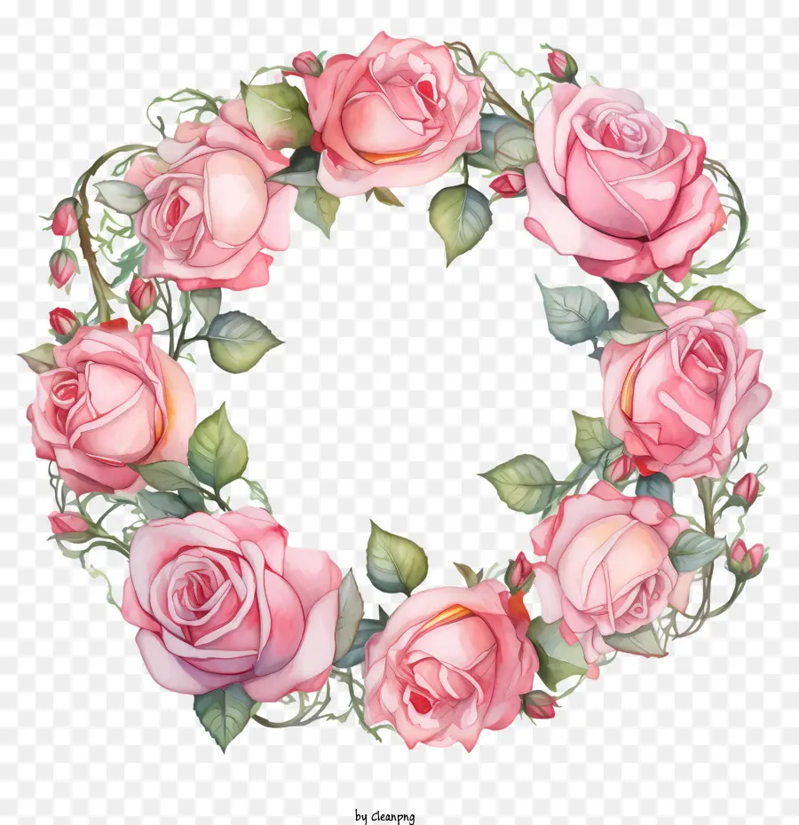 Rose Couronne，Les Roses Roses PNG