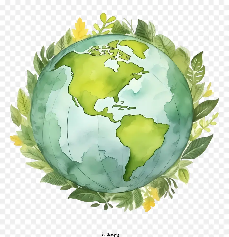 Planète Verte，Vert De Terre PNG