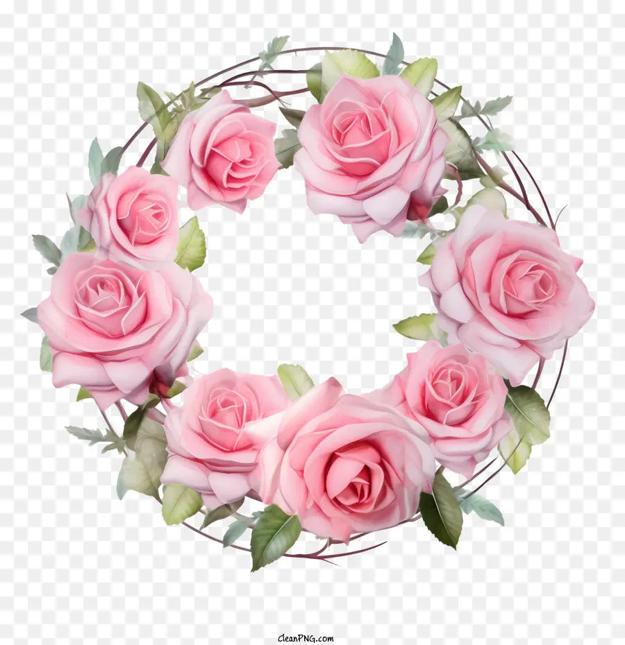 Couronne De Roses，Roses Roses PNG