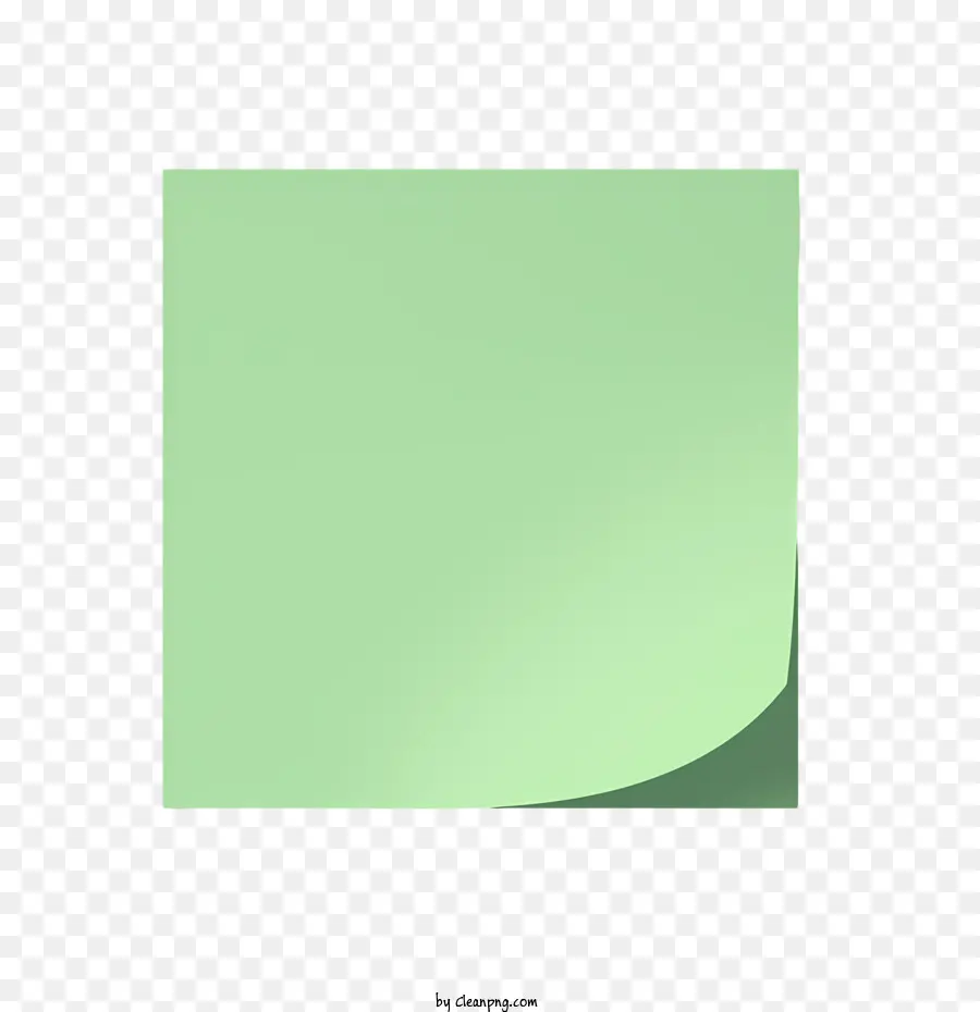 Post It，Vert PNG