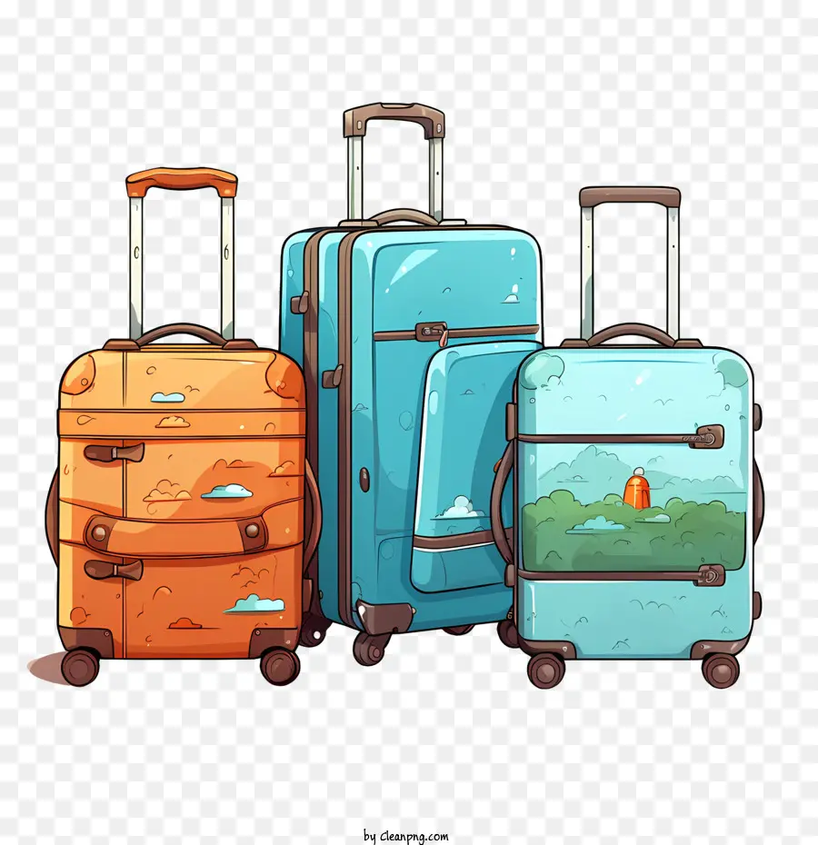 Valise，Bagage PNG