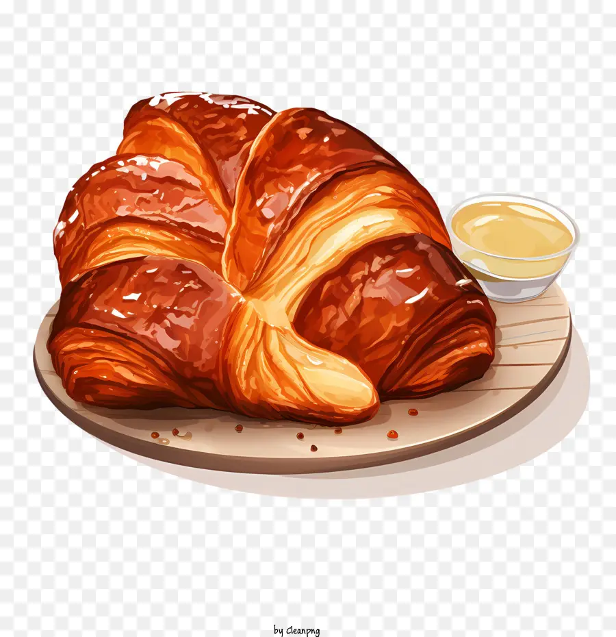 Pain Challah，Croissant PNG