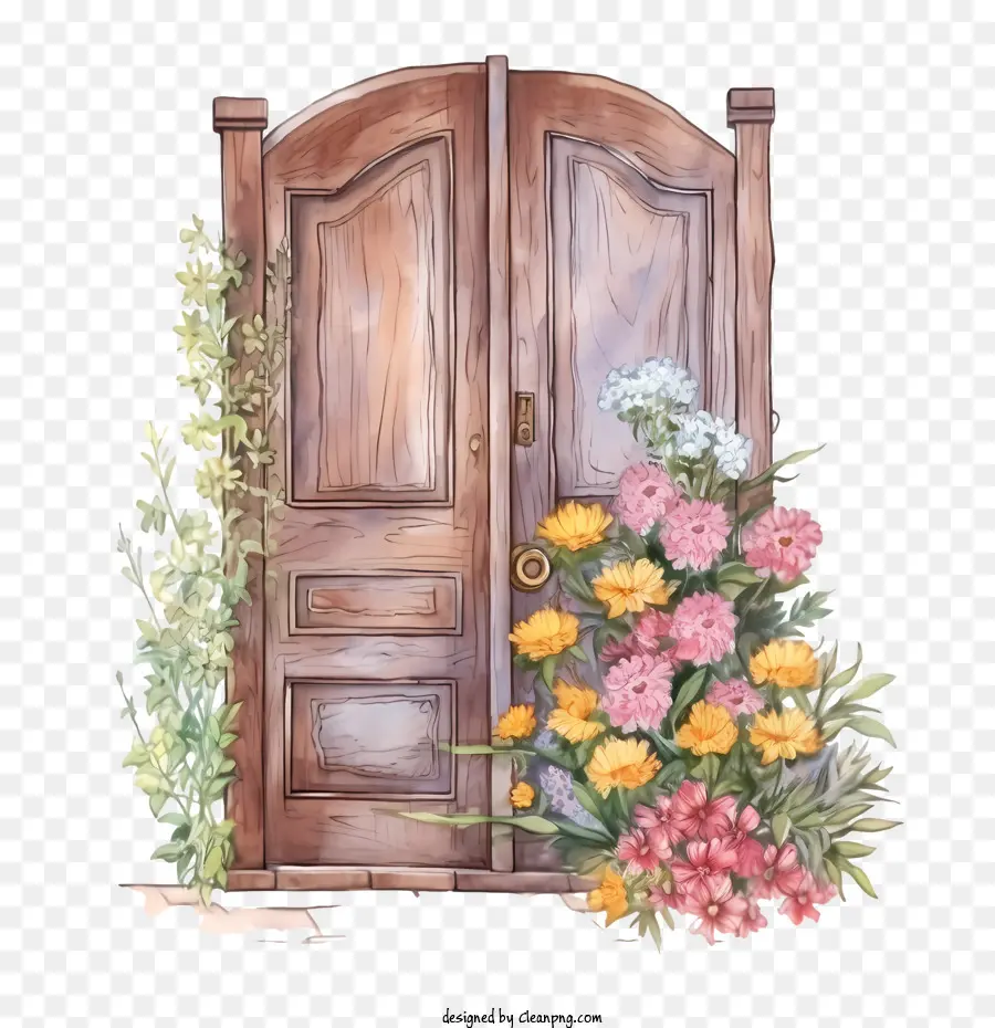 Porte En Bois，Entrée PNG