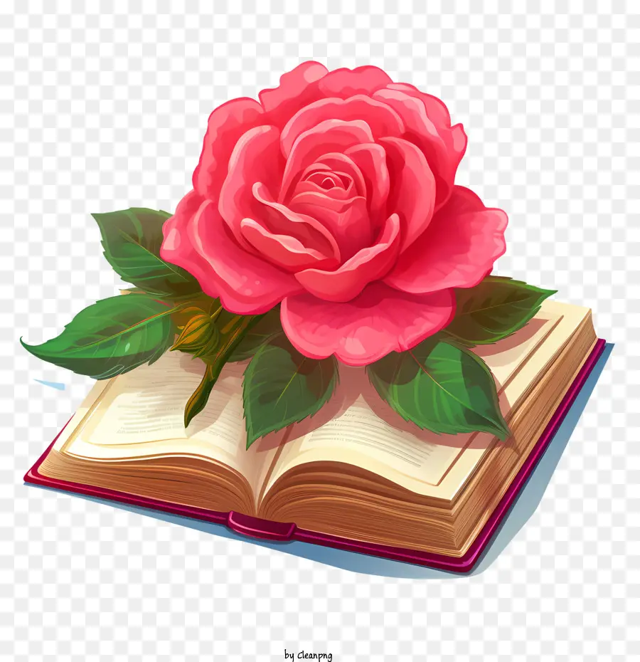 Journée Nationale Du Dictionnaire，Réservez Avec Rose PNG