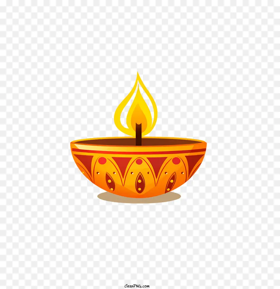 Diwali Lampe，Diya PNG