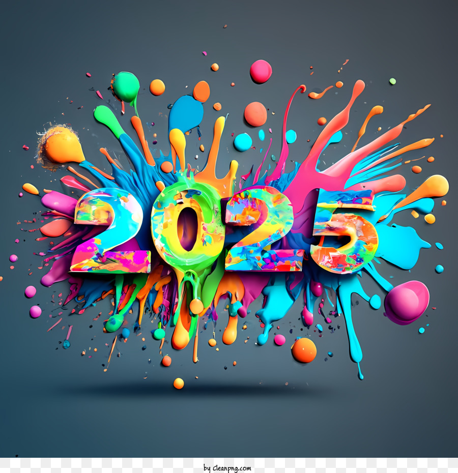 2025 Bonne Année, 2025 Word Art, Bonne Et Heureuse Année PNG 2025