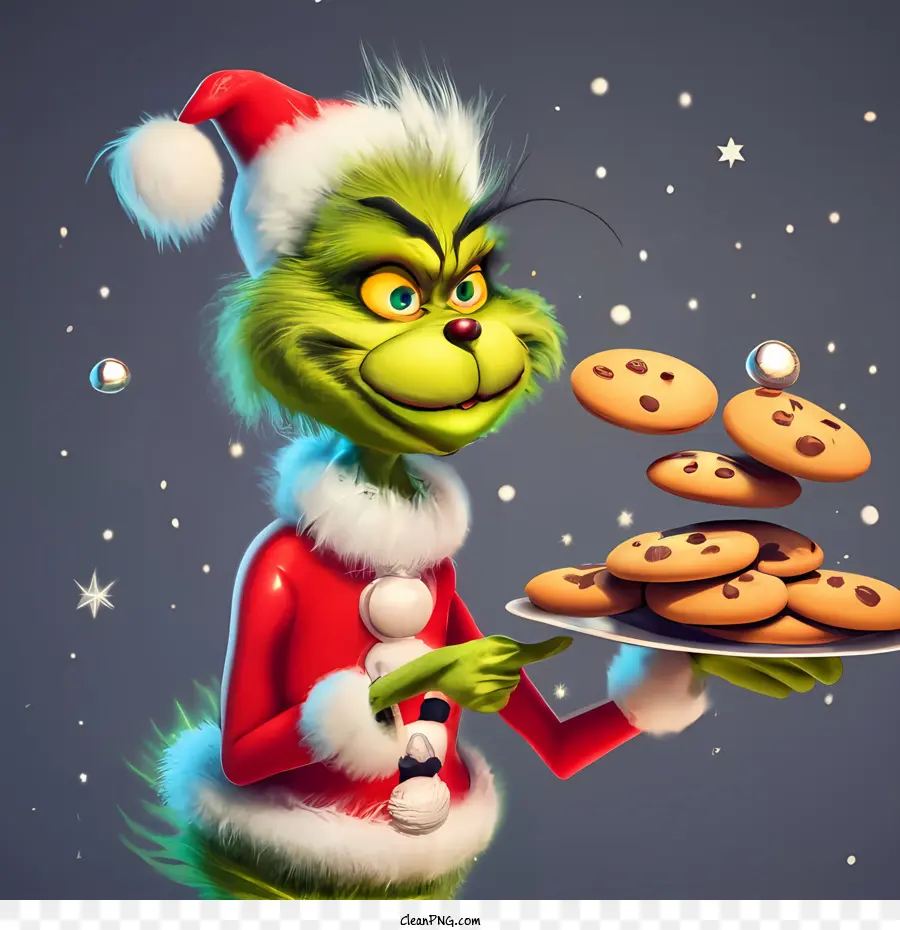 Grinch De Noël，Grincheux PNG