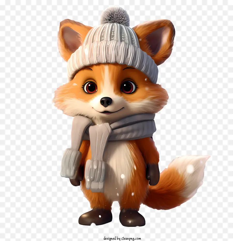 Fox De Noël，Adorable Renard PNG