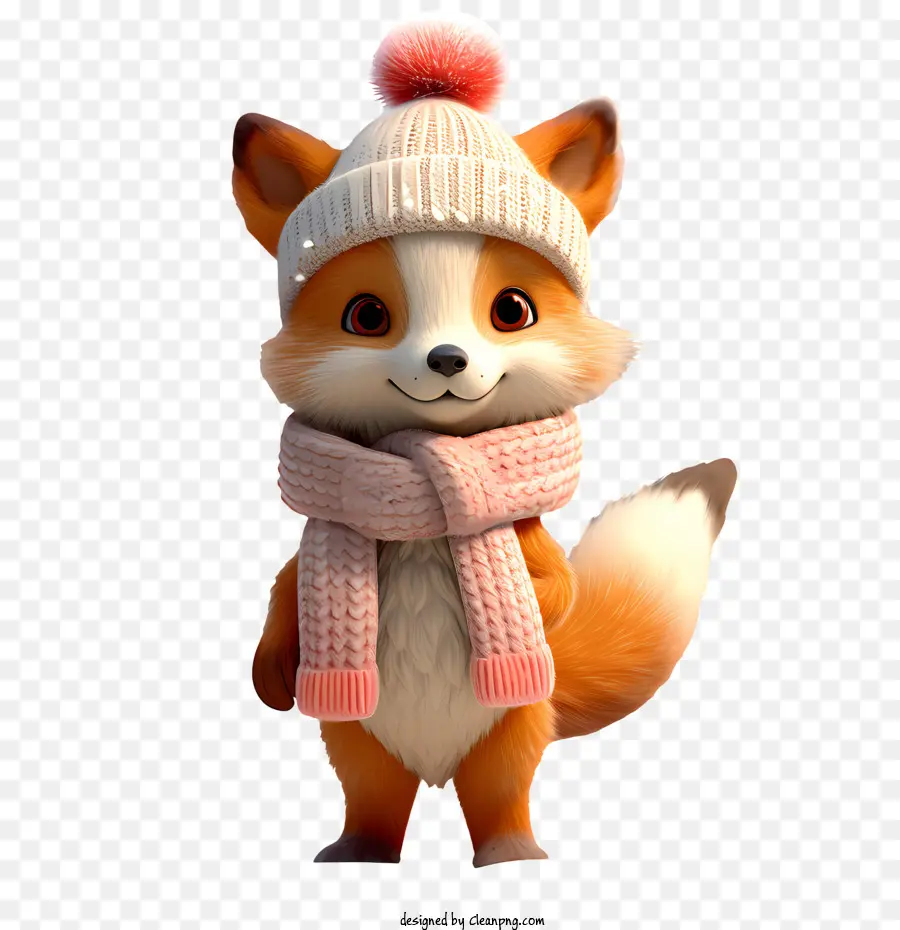 Fox De Noël，Adorable Renard PNG