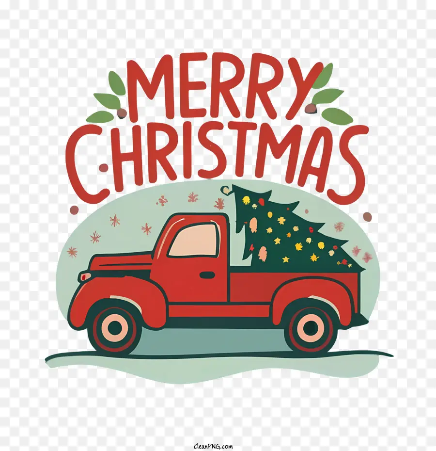 Joyeux Noël，Camion De Noël PNG