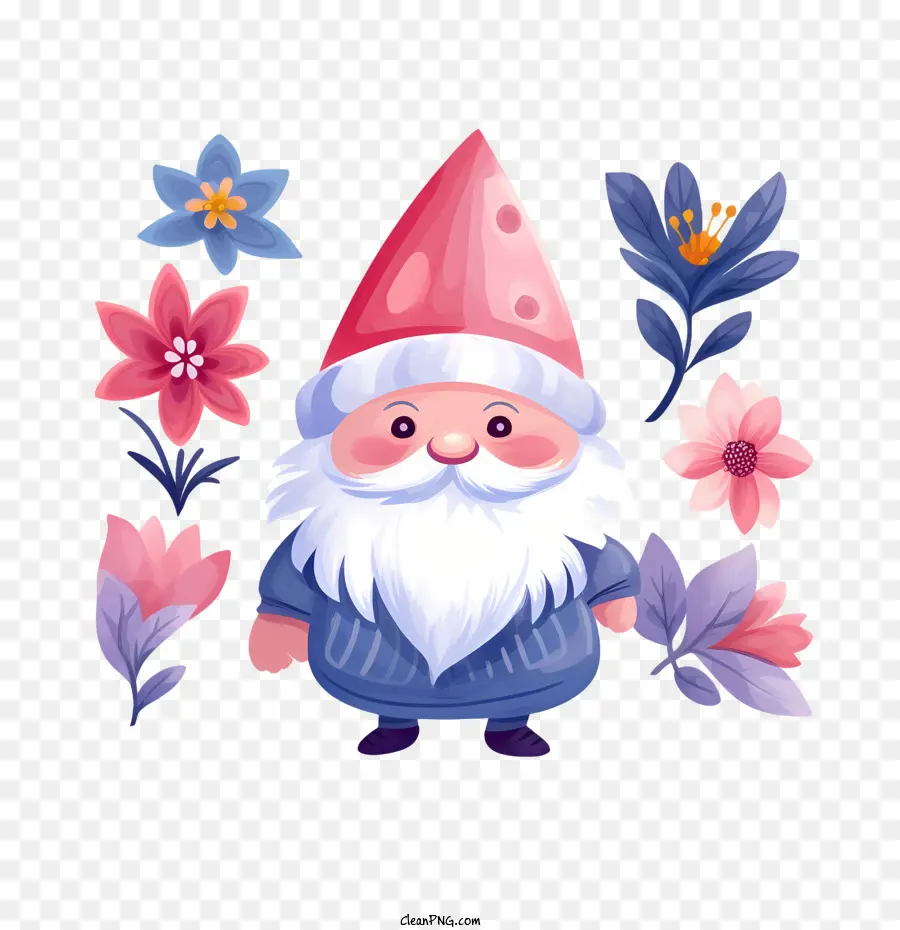 Gnome De Noël，Gnome Au Chapeau Rouge PNG