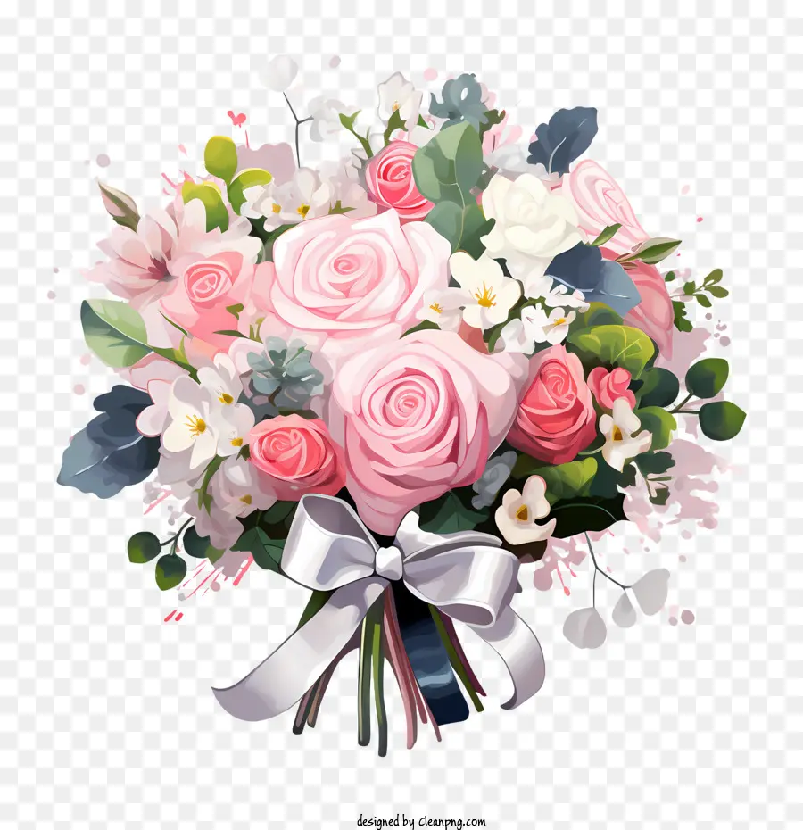 Bouquet De Mariage，Rose PNG