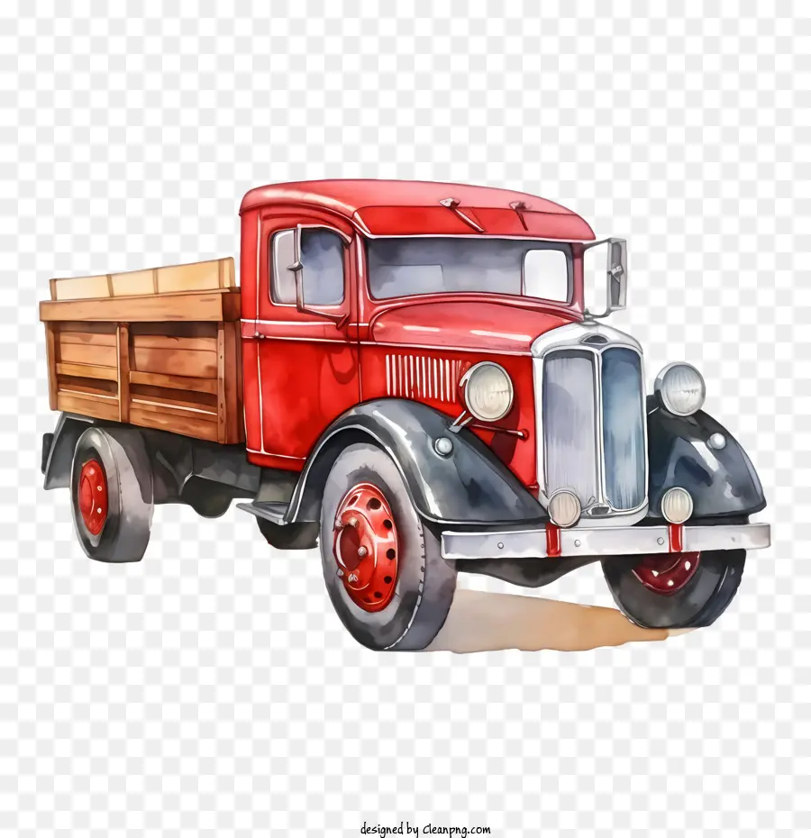 Camion Vintage，Vieux Camion PNG