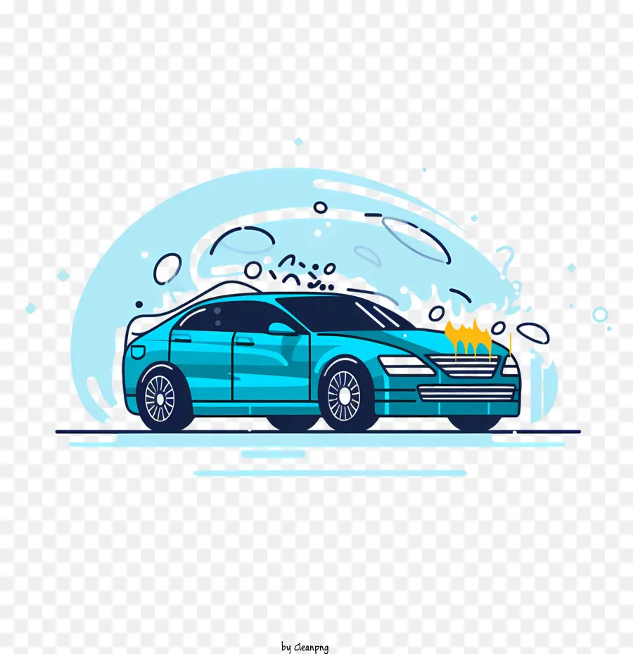 Lavage De Voiture，Nettoyage PNG