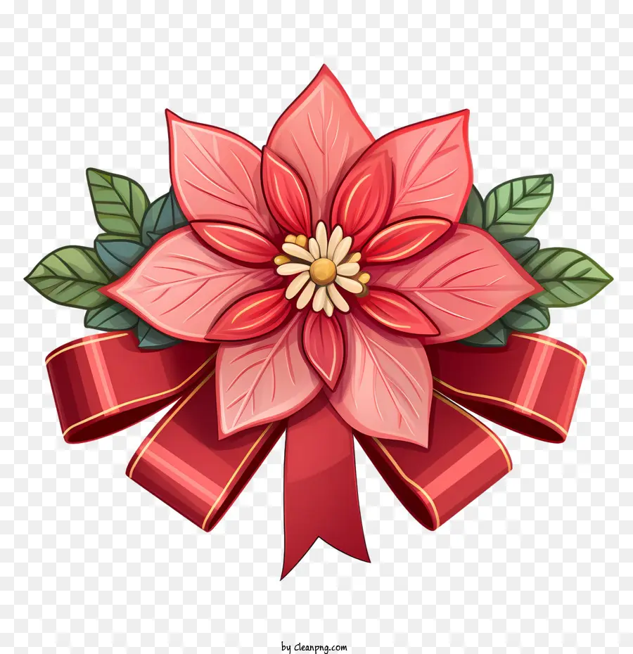 Fleur De Poinsettia，Poinsettia PNG