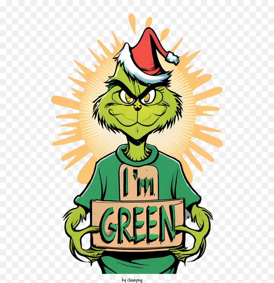 Grinch De Noël，Grincheux PNG