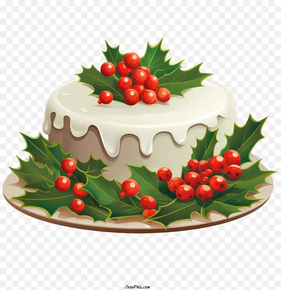 Gâteau De Noël，Le Houx PNG