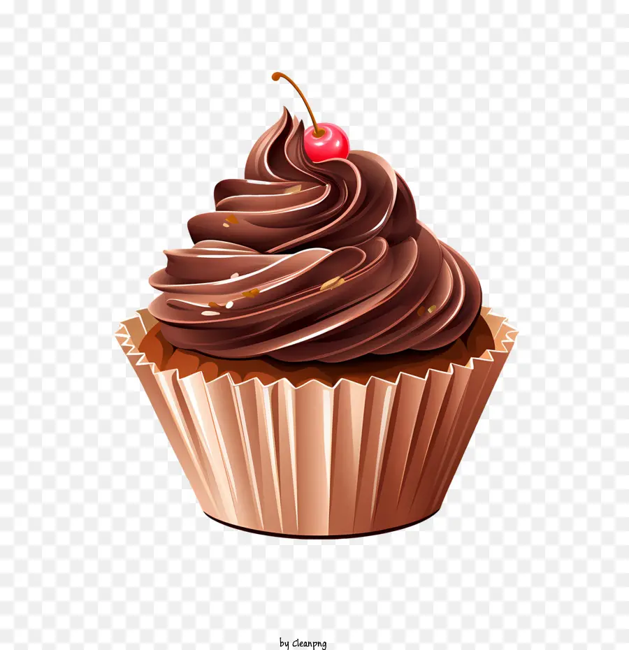 Journée Des Cupcakes Au Chocolat，Petit Gâteau Au Chocolat PNG