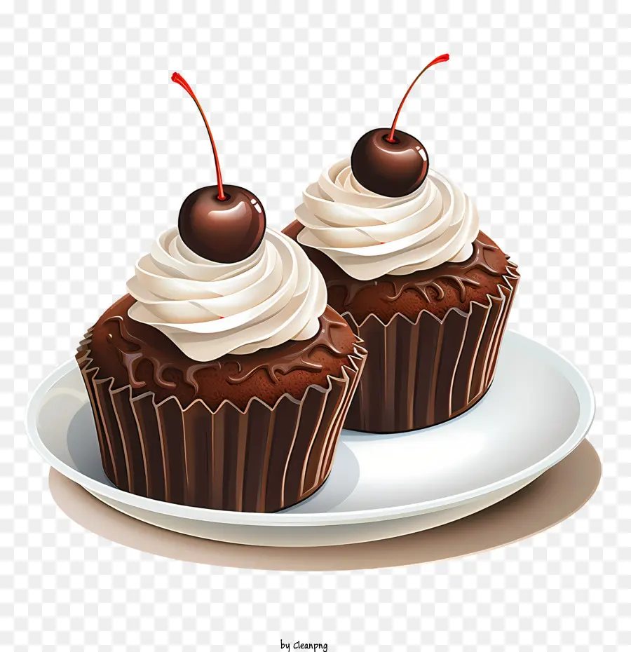 Journée Des Cupcakes Au Chocolat，Petits Gâteaux Au Chocolat PNG