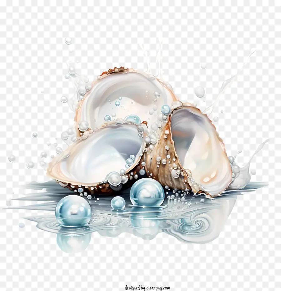 Portez Votre Journée De Perles，Shell PNG