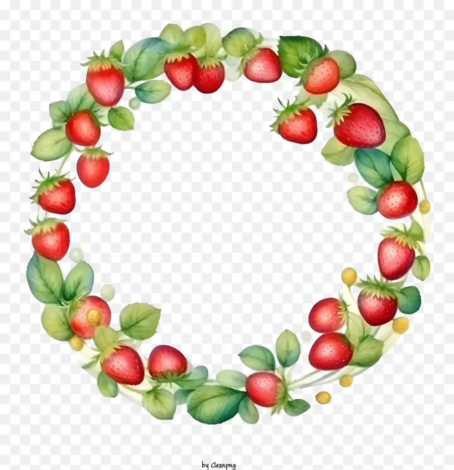 Fraise，Couronne De Fruits PNG