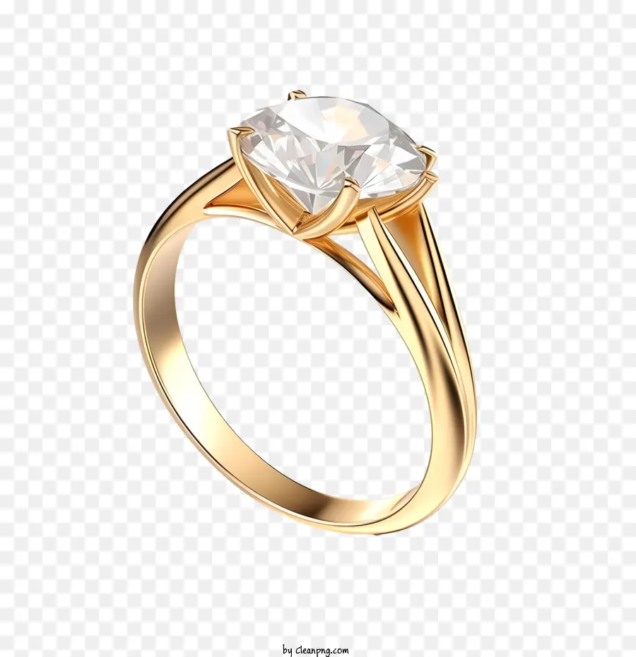 Bague En Diamant，Anneau PNG