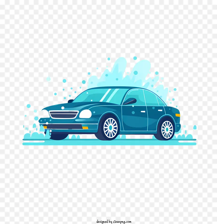 Lavage De Voiture，Voiture Verte PNG