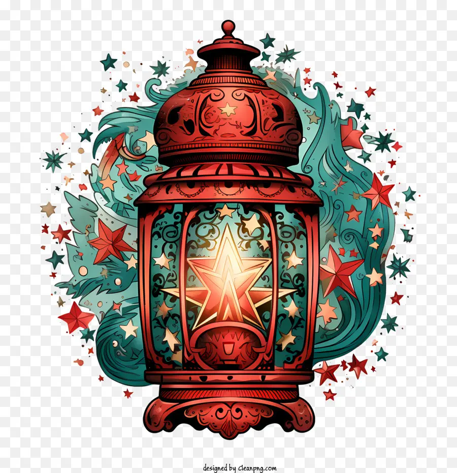Lanterne De Noël，Lanterne Chinoise PNG