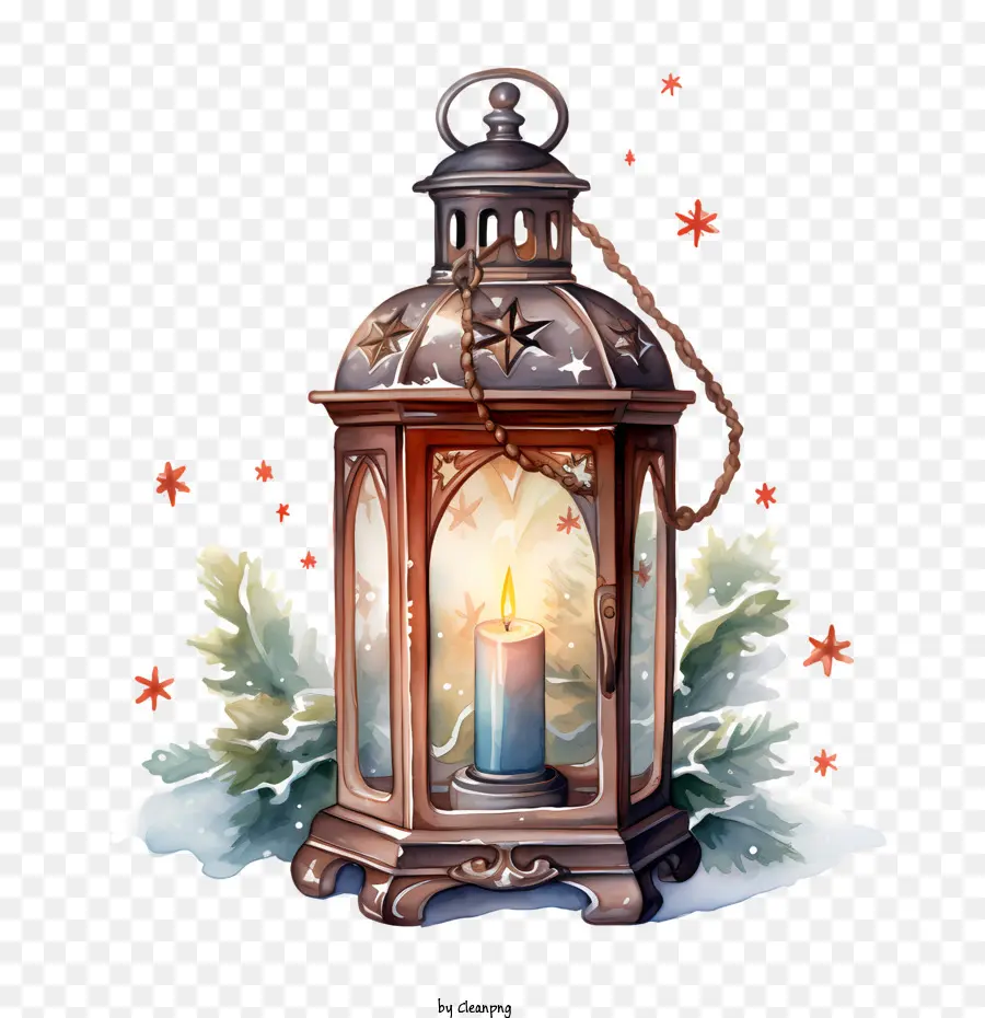 Lanterne De Noël，Lanterne PNG