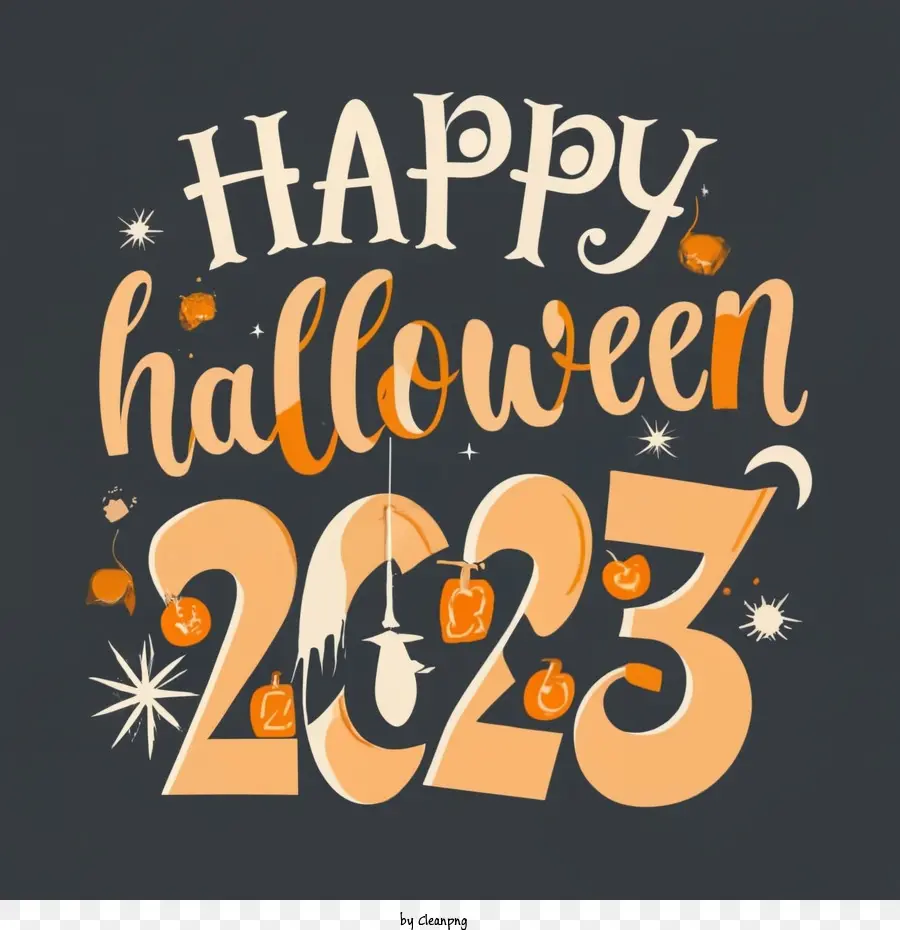 Joyeux Halloween，Texte D'halloween PNG