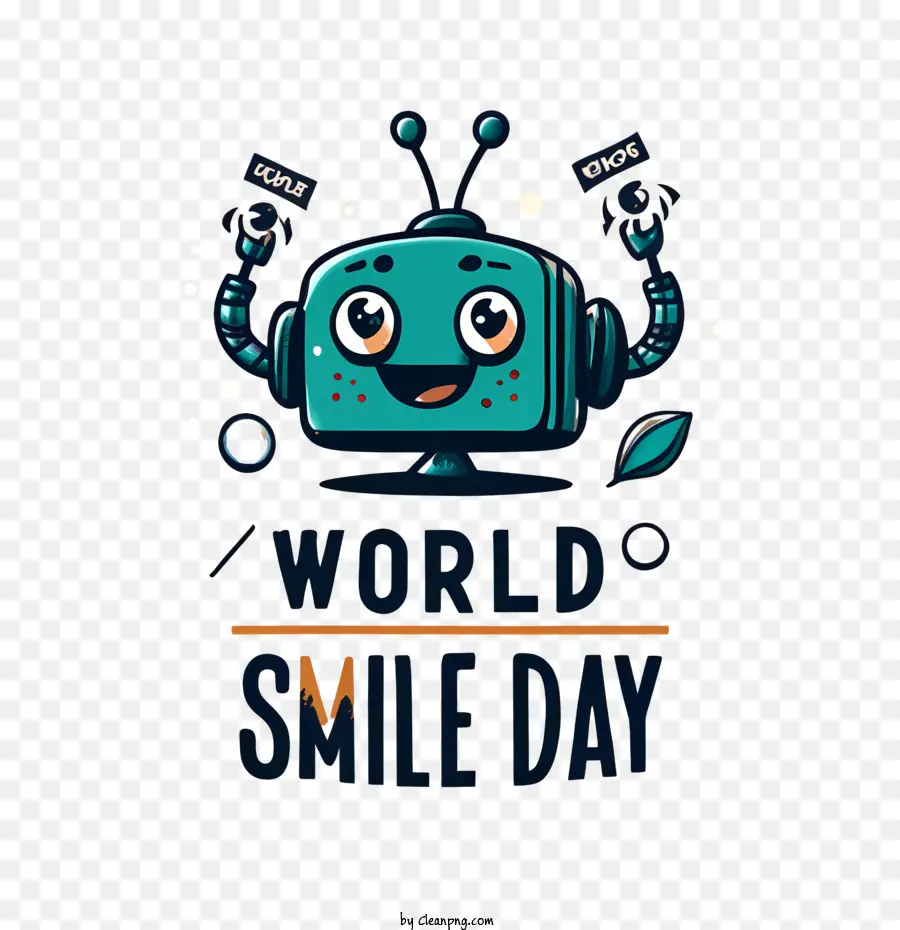 Journée Mondiale Du Sourire，Robot PNG