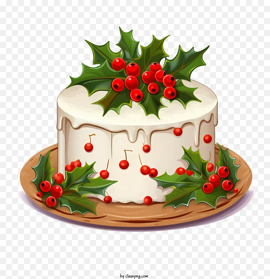 Gâteau De Noël，Le Houx PNG