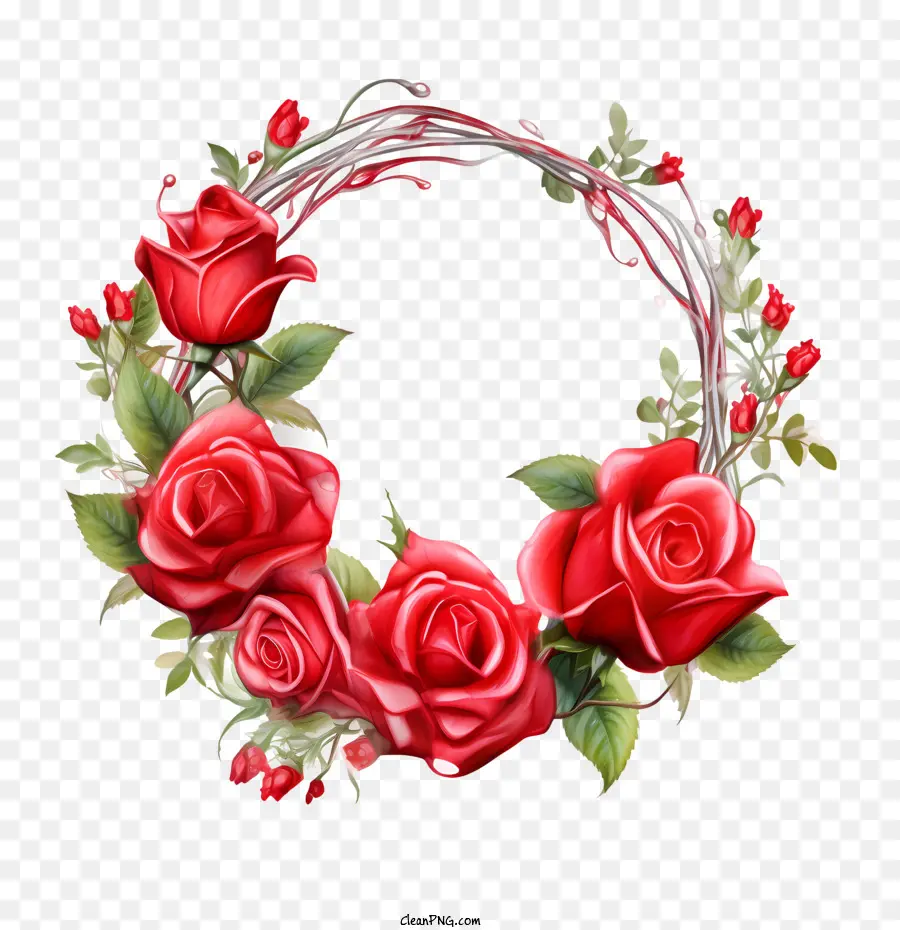 Rose Couronne，Les Roses Rouges PNG