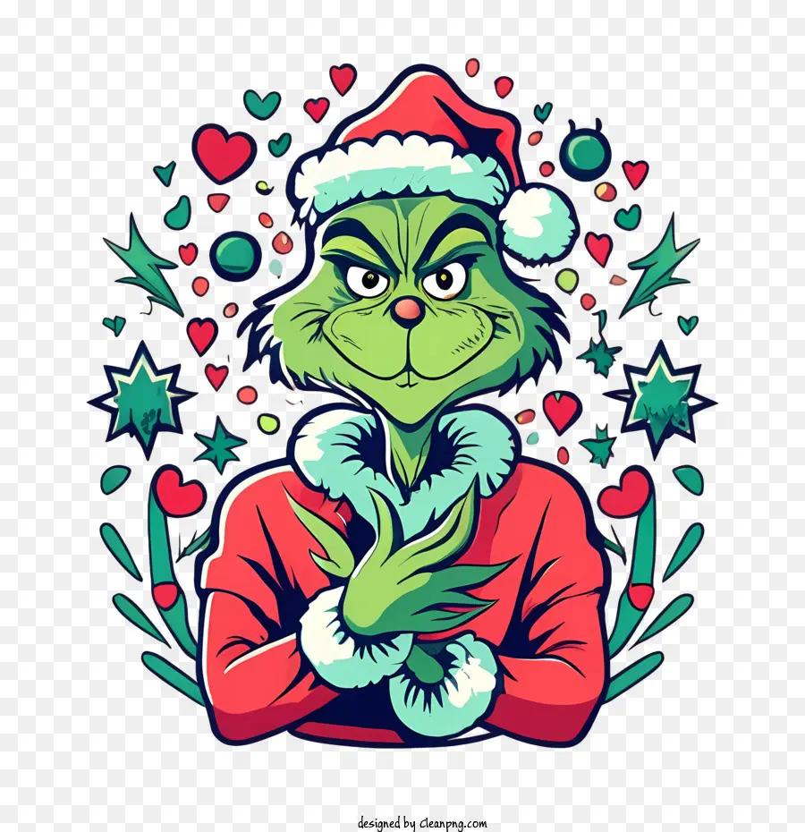 Grinch De Noël，Sourire PNG