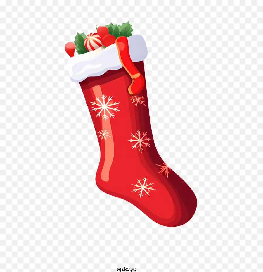 Bas De Noël，Chaussettes Rouges PNG