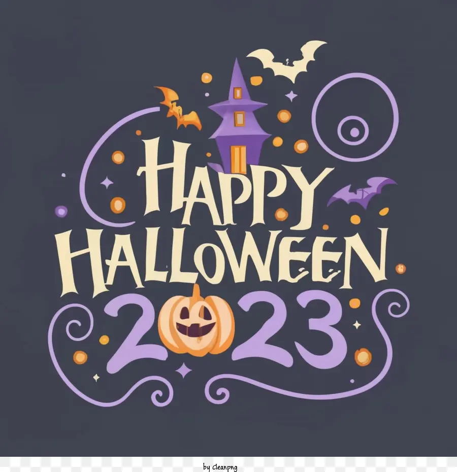 Joyeux Halloween，Happy Halloween 2023 PNG