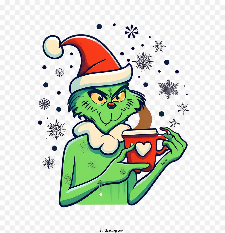 Grinch De Noël，Grimacer PNG