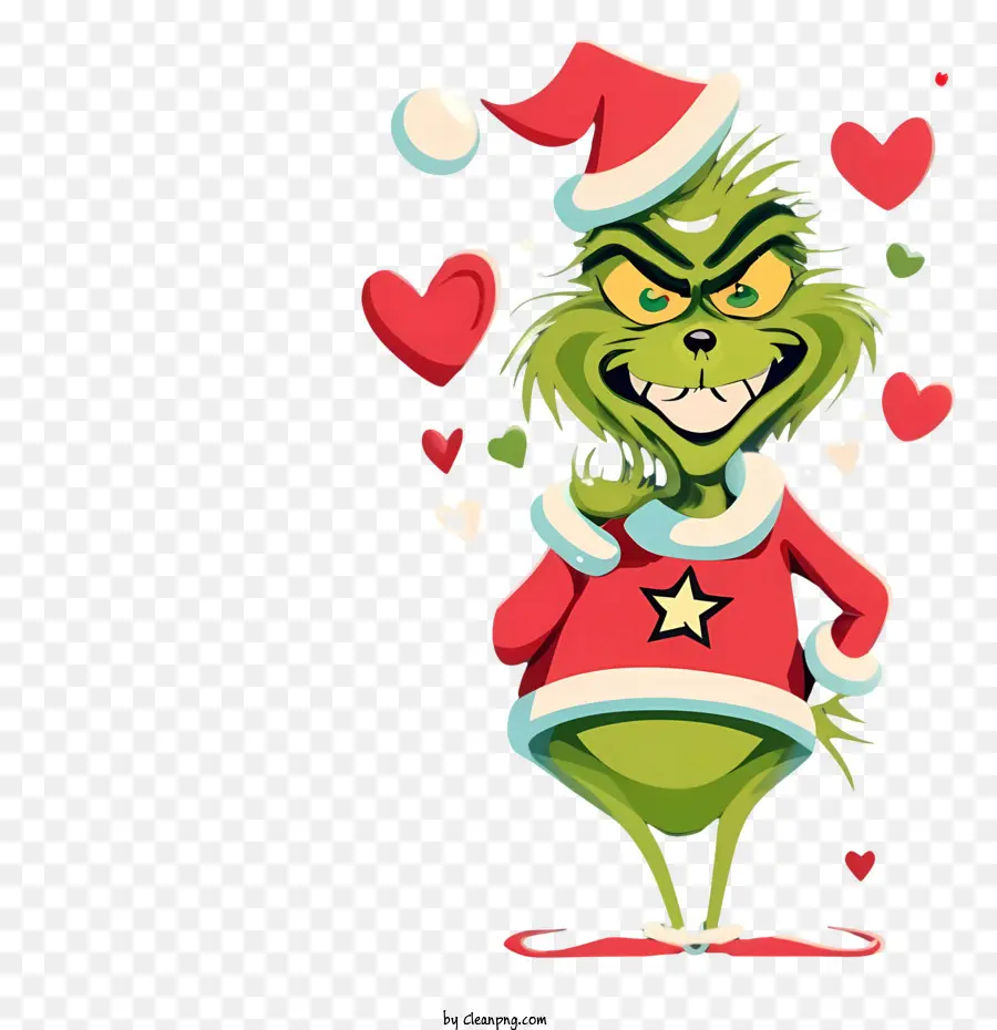 Grinch De Noël，Dessin Animé PNG