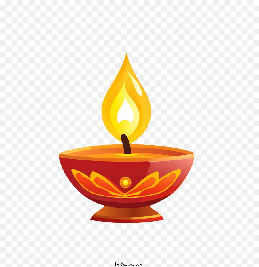 Lampe De Diwali，Lampe à Huile PNG