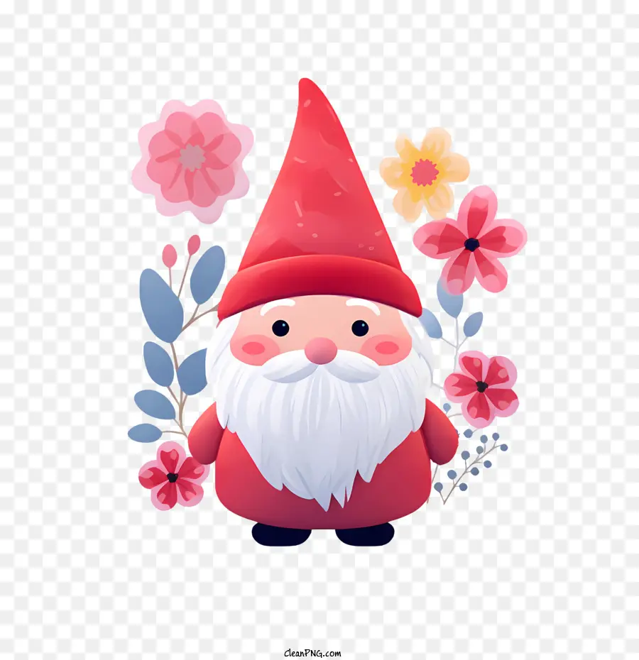 Gnome De Noël，Gnome Au Chapeau Rouge PNG